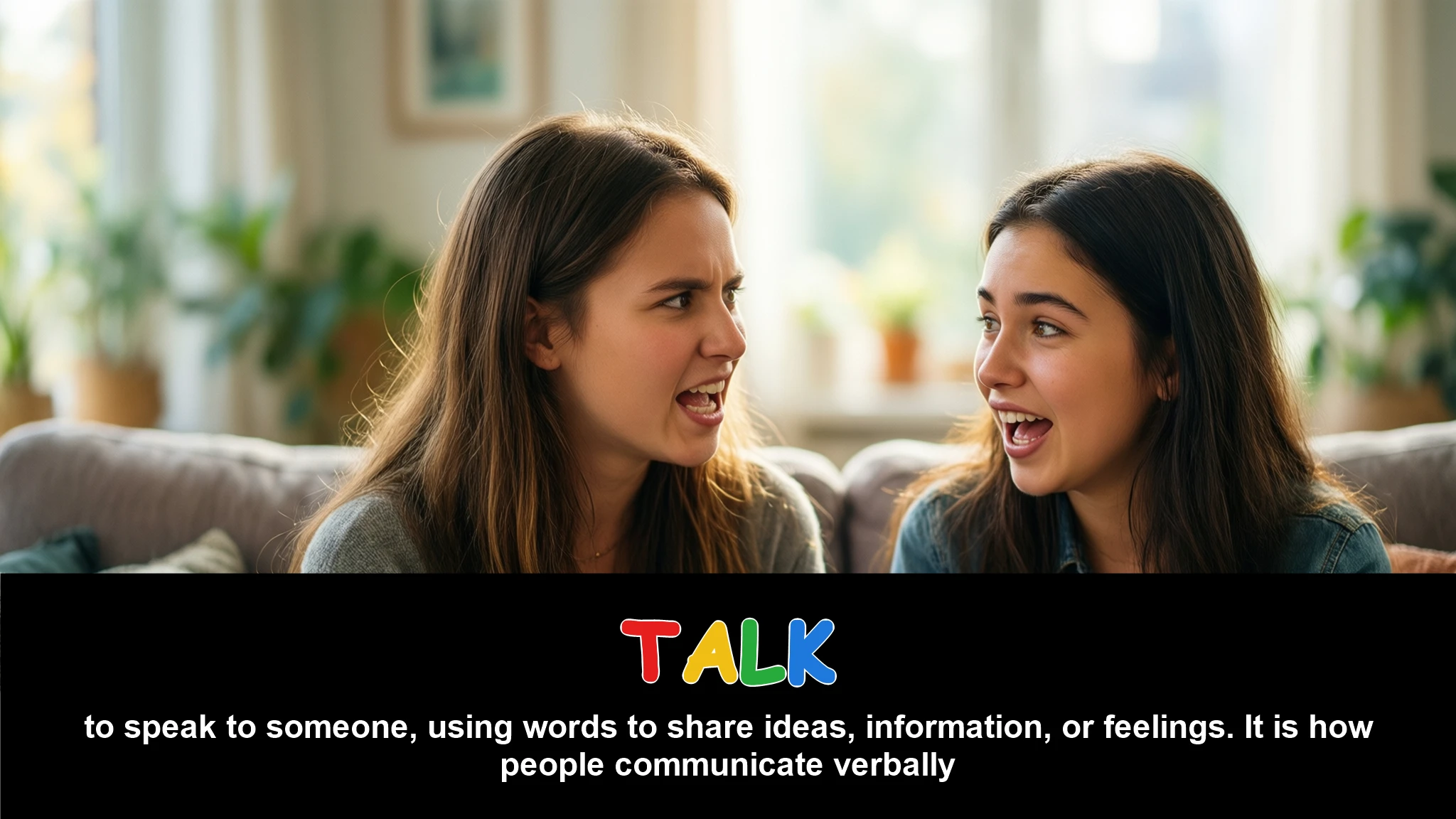 English Illustration for talk